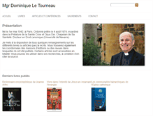 Tablet Screenshot of dominique-le-tourneau.fr